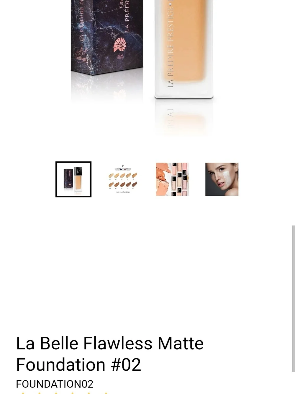 La Belle Foundation in Natural Beige - Light Tan